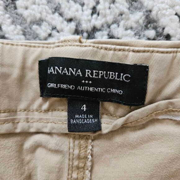 Banana Republic Factory Chino Pants Size 4 in Tan - Picture 2 of 6